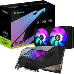 Видеокарты Gigabyte GeForce RTX 4070 Ti AORUS XTREME WATERFORCE 12GB