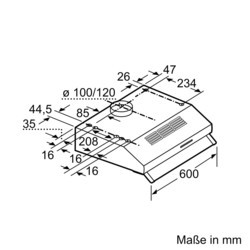 Вытяжки Neff D 60LAA0 N1 серый