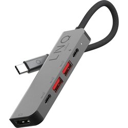 Картридеры и USB-хабы LINQ 5in1 Pro USB-C 10Gbps Multiport Hub with 4K HDMI