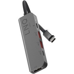 Картридеры и USB-хабы LINQ 5in1 Pro USB-C 10Gbps Multiport Hub with 4K HDMI
