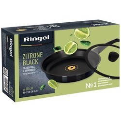 Сковородки RiNGEL Zitrone RG-2108-28BL черный