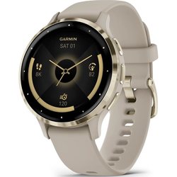 Смарт часы и фитнес браслеты Garmin Venu  3S (золотистый)