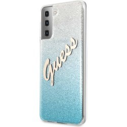 Чехлы для мобильных телефонов GUESS Glitter Gradient Script for Galaxy S21 Plus