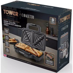 Тостеры, бутербродницы и вафельницы Tower Cavaletto T27036RGG