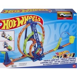 Автотреки и железные дороги Hot Wheels Triple Loop Kit HMX37