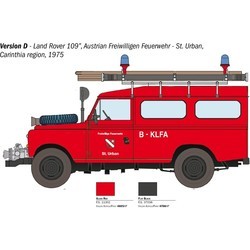 Сборные модели (моделирование) ITALERI Land Rover Fire Truck (1:24)