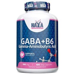 Аминокислоты Haya Labs GABA plus B6 500 mg 100 cap