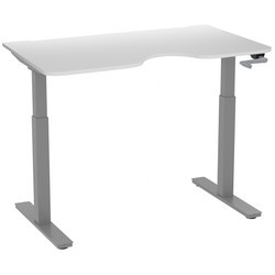 Офисные столы AOKE Manual ErgoLife 138x80 (серебристый)