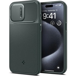 Чехлы для мобильных телефонов Spigen Optik Armor (MagFit) for iPhone 15 Pro (черный)