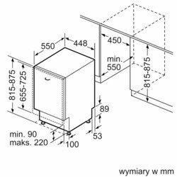 Встраиваемые посудомоечные машины Bosch SPV 6YMX08E