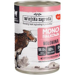 Корм для кошек Wiejska Zagroda Adult Monoprotein Cat Can with Beef  400 g