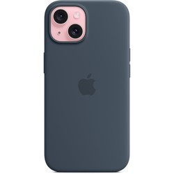 Чехлы для мобильных телефонов Apple Silicone Case with MagSafe for iPhone 15 (синий)