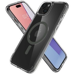 Чехлы для мобильных телефонов Spigen Ultra Hybrid (MagFit) for iPhone 15 (серый)