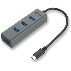 Картридеры и USB-хабы i-Tec USB-C Metal HUB 4 Port