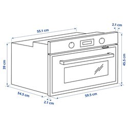 Встраиваемые микроволновые печи IKEA ANRATTA 104.117.65
