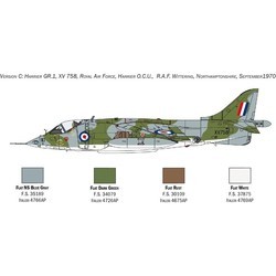 Сборные модели (моделирование) ITALERI Harrier GR.1 Transatlantic Air Race 50th Ann. (1:72)