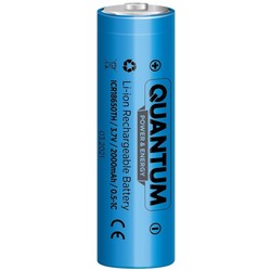 Аккумуляторы и батарейки Quantum 1x18650  2000 mAh