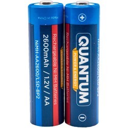 Аккумуляторы и батарейки Quantum 2xAA  2600 mAh