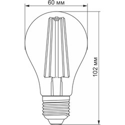 Лампочки Videx A60FMD 7W 4100K E27