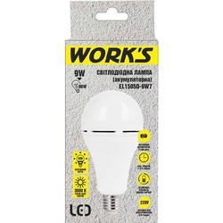 Лампочки Works A60 9W 3000K E27