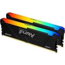 Оперативная память Kingston Fury Beast DDR4 RGB 2x16Gb KF432C16BB12AK2/32