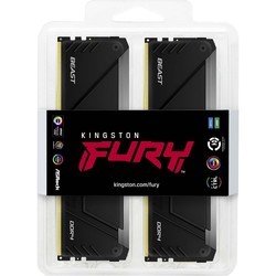 Оперативная память Kingston Fury Beast DDR4 RGB 4x8Gb KF426C16BB2AK4/32