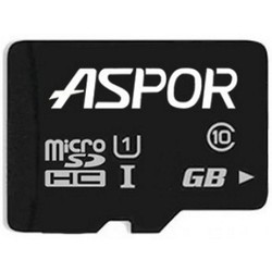 Карты памяти Aspor MicroSDHC UHS-I Class 10 + SD adapter 8&nbsp;ГБ