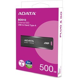 SSD-накопители A-Data SC610 SC610-500G-CBK/RD 500&nbsp;ГБ