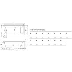 Ванны Excellent Savia 160x70 WANL.SAV16WH