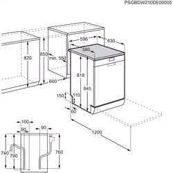 Посудомоечные машины Electrolux ESM 74840 SX нержавейка