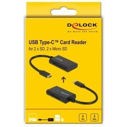 Картридеры и USB-хабы Delock 91740