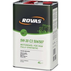 Моторные масла Rovas 5W-30 C3 504/507 5L 5&nbsp;л