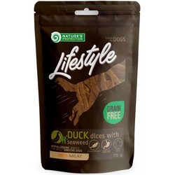 Корм для собак Natures Protection Lifestyle Snack Soft Duck Dices with Seaweed 75 g