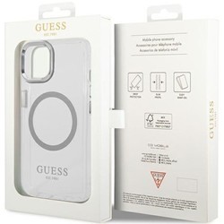Чехлы для мобильных телефонов GUESS Metal Outline with MagSafe for iPhone 14