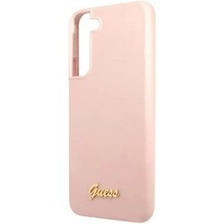 Чехлы для мобильных телефонов GUESS Silicone Script Metal Logo for Galaxy S23 Plus