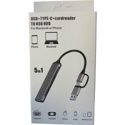Картридеры и USB-хабы Dynamode DM-UH-518