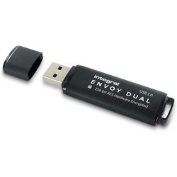 USB-флешки Integral Envoy Dual FIPS 197 Encrypted USB 3.0 128&nbsp;ГБ