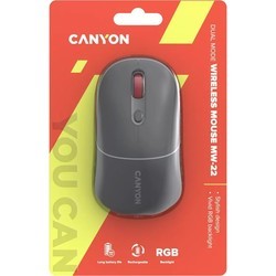 Мышки Canyon CNS-CMSW22 (бирюзовый)