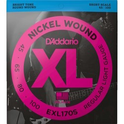 Струны DAddario XL Nickel Wound Bass SS 45-100