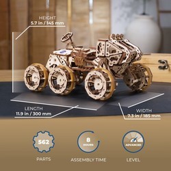 3D пазлы UGears Manned Mars Rover 70206