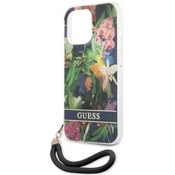 Чехлы для мобильных телефонов GUESS Flower Strap for iPhone 13 Pro Max