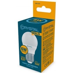 Лампочки Crystal Gold G45 6W 3000K E27 G45-015