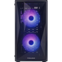 Корпуса PrologiX E102 Tempered Glass & Mesh черный