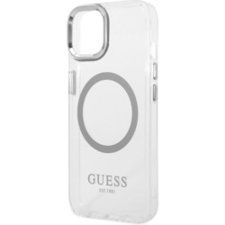 Чехлы для мобильных телефонов GUESS Metal Outline with MagSafe for iPhone 14 Plus