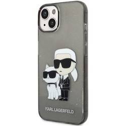 Чехлы для мобильных телефонов Karl Lagerfeld Glitter Karl's and Choupette for iPhone 14