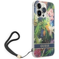 Чехлы для мобильных телефонов GUESS Flower Strap for iPhone 14 Pro