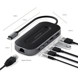 Картридеры и USB-хабы Satechi USB4 Multiport w2.5G Ethernet (черный)