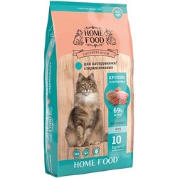 Корм для кошек Home Food Adult Sterilised Rabbit/Cranberry  10 kg
