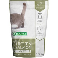 Корм для кошек Natures Protection Weight Control Chicken\/Salmon Pouch 100 g