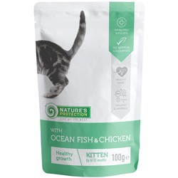 Корм для кошек Natures Protection Kitten Pouch Ocean Fish\/Chicken 100 g